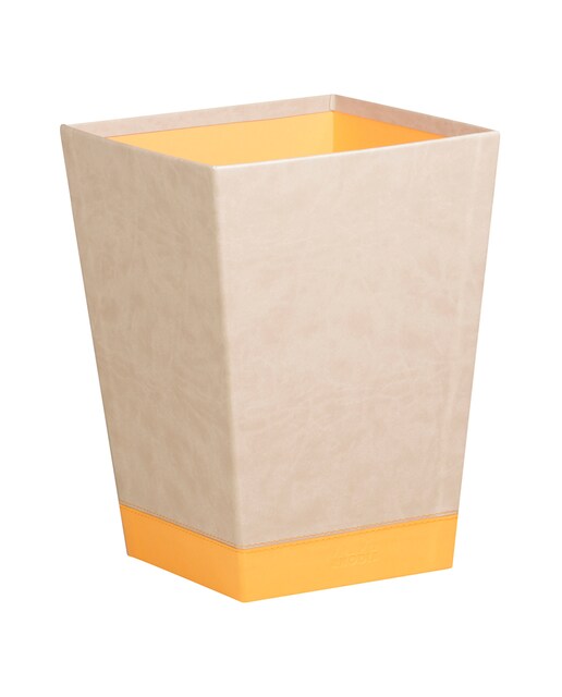 Imagen 0 de Papelera Simil Piel Rhodia Beige