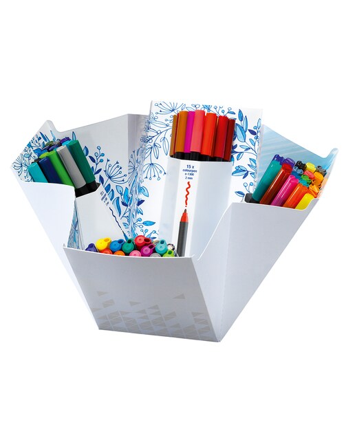 Imagen 0 de Caja Rotuladores Colour Happy Edding Box 69 Colores + 1