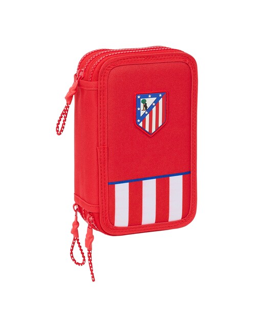 Imagen 0 de Plumier triple 36 piezas Atlético de Madrid rojo