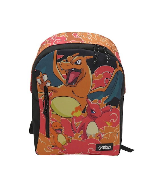Imagen 0 de Mochila Adaptable a Trolley Pokemon Charmander CyP Brands Naranja Negro