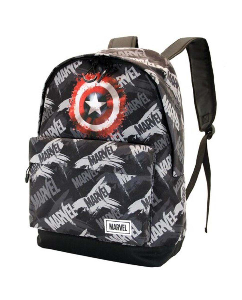 Imagen 0 de Mochila HS FAN Capitán América Scratches Karactermania Gris