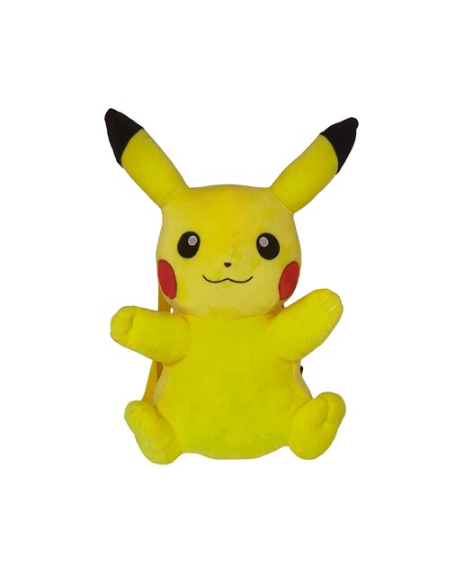 Imagen 0 de Mochila peluche Pokemon Pikachu CYP Brands amarillo