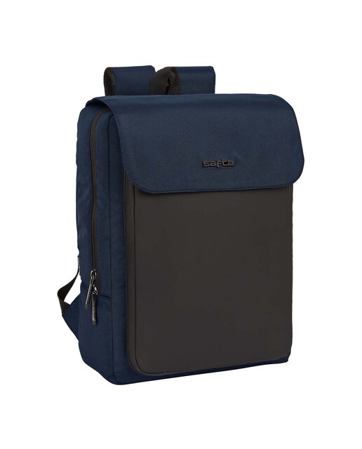 Imagen 0 de Mochila Con Solapa Portatil 13,3''+Usb Safta Business Azul Oscuro