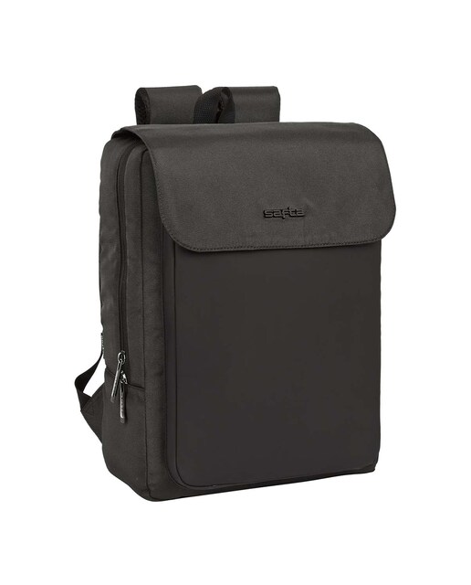 Imagen 0 de Mochila Con Solapa Portatil 13,3''+Usb Safta Business Gris