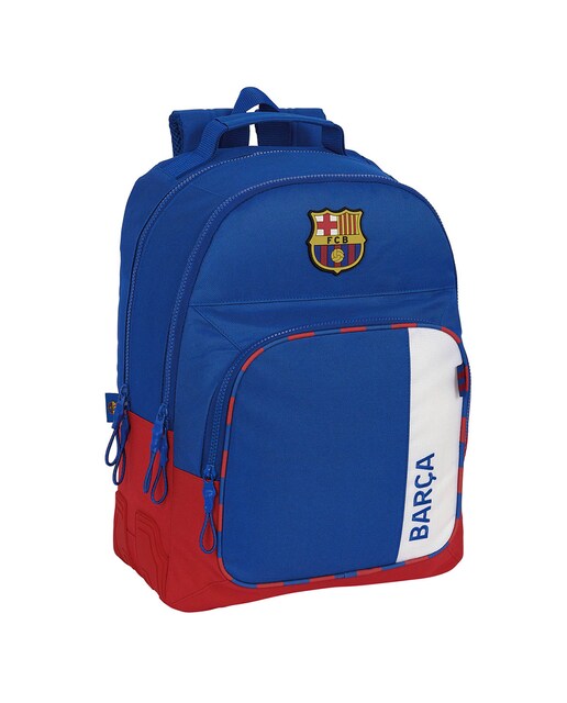 Imagen 0 de Mochila doble con cantoneras adaptable a carro F.C. Barcelona Safta azul y granate