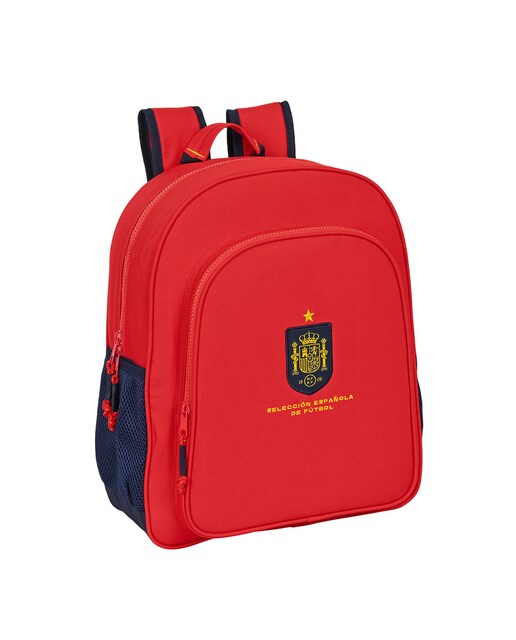 Imagen 0 de mochila junior adaptable a carro Seleccion Española Safta roja y azul