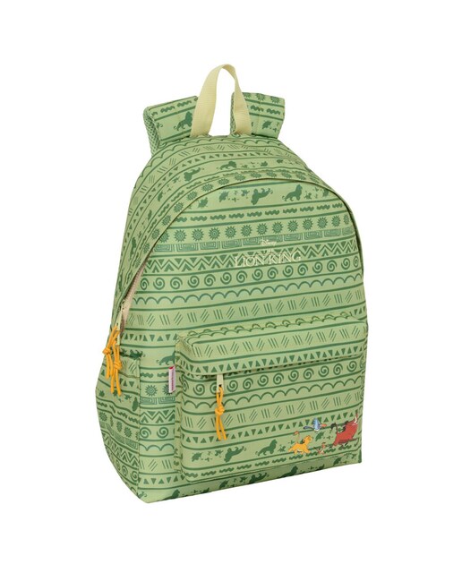 Imagen 0 de Mochila para portatil 14,1" Mufasa Safta verde y beige