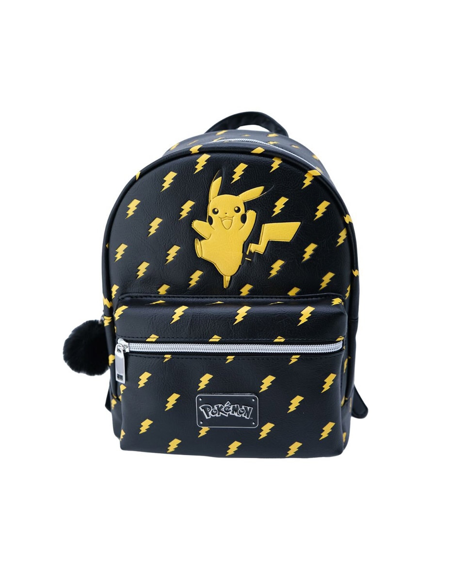 Imagen 0 de Mochilita pu Pokemon Premium Toybags negro