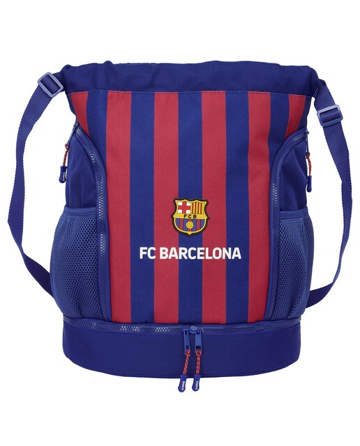 Imagen 0 de Saco mochila F.C. Barcelona Safta azul marino y granate.
