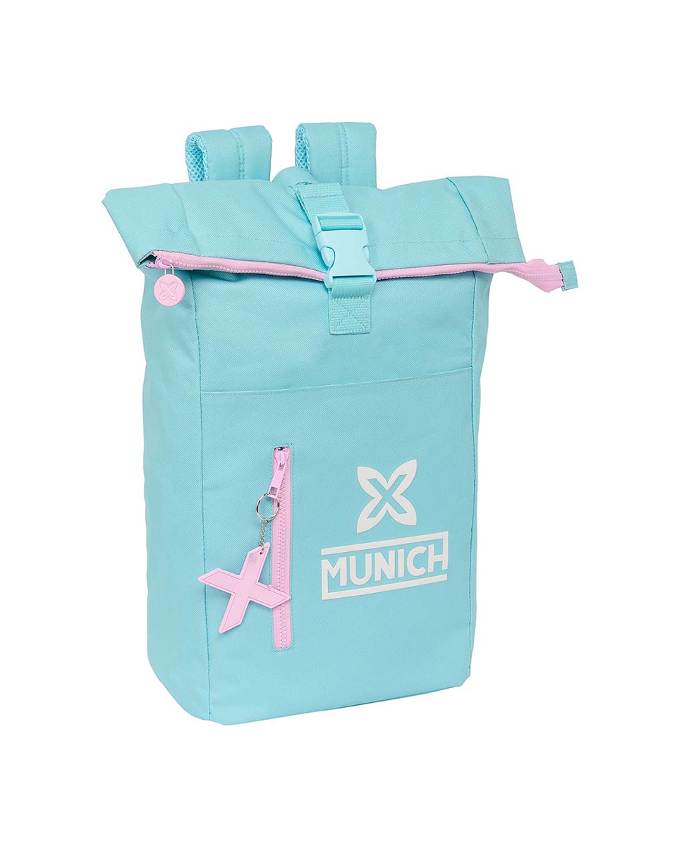 Imagen 0 de Mochila solapa para portatil 15,6'' Munich celeste