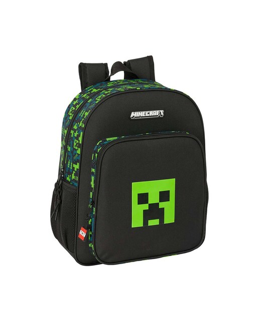 Imagen 0 de Mochila junior adaptable a carro Minecraft Safta multicolor