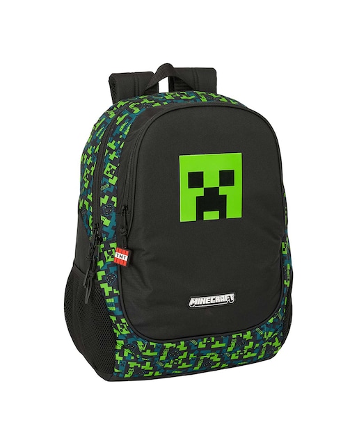 Imagen 0 de Mochila adaptable a carro Minecraft Safta multicolor