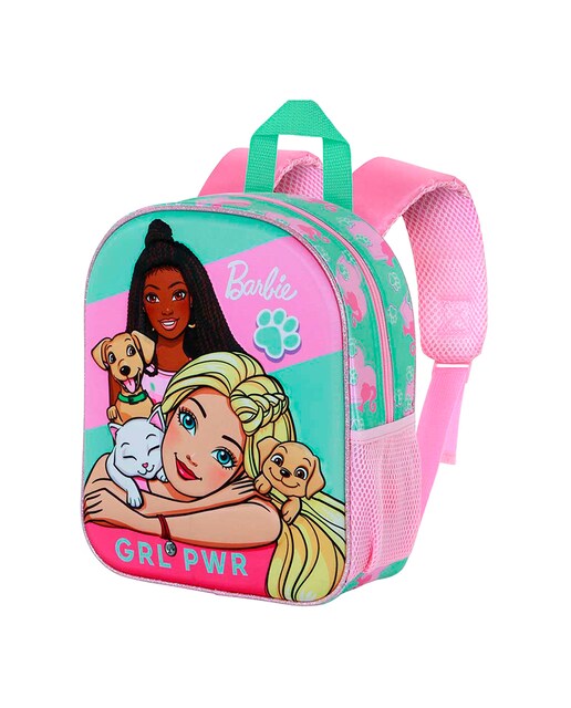 Imagen 0 de Mochila 3D elite Barbie pets Mattel Karactermania rosa