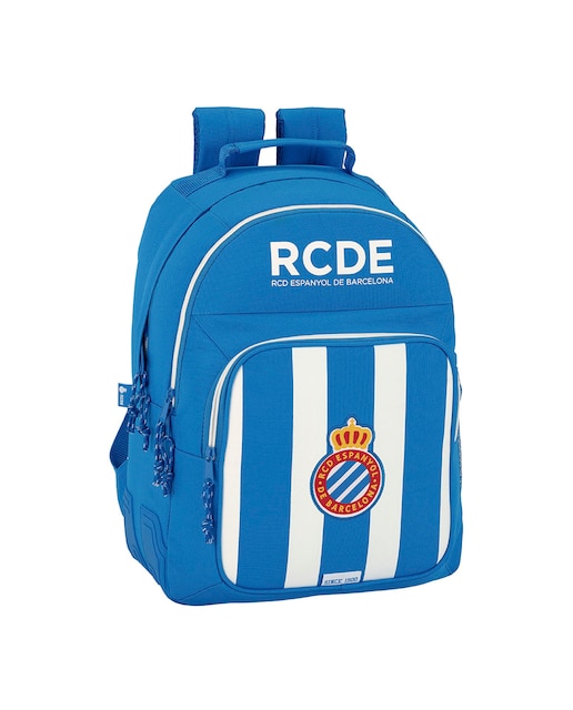 Imagen 0 de Mochila doble adaptable a carro RCD Espanyol blanco y azul