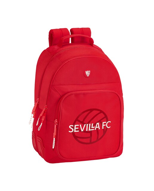 Imagen 0 de Mochila doble con cantoneras adaptable a carro Sevilla, F.C. rojo