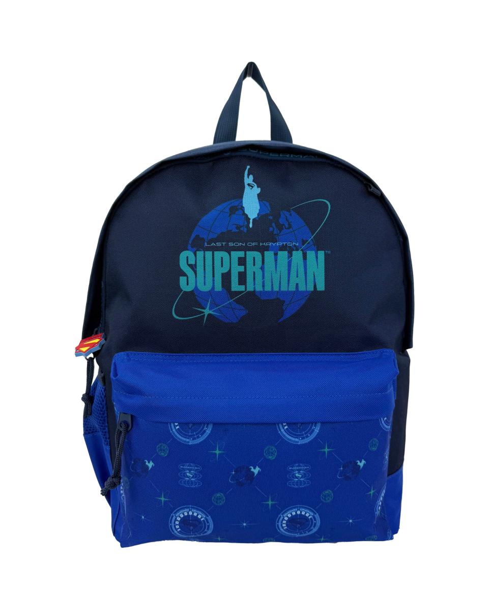 Imagen 0 de Mochila juvenil Superman Blue Collection CyP Brands negro azul
