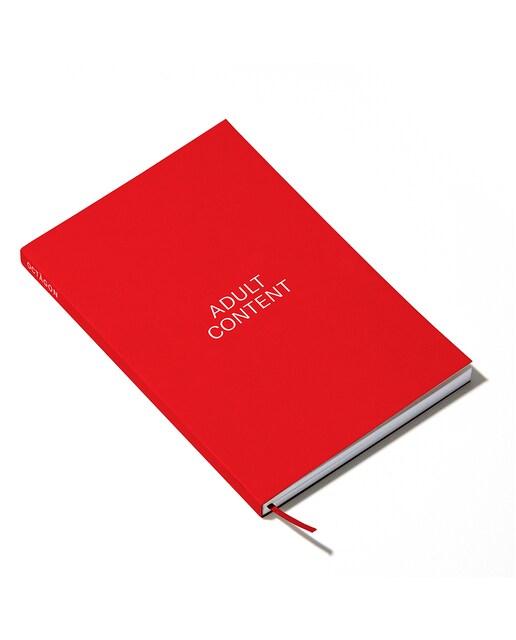 Imagen 0 de Cuaderno Bullet  "Adult Content" A5 Hojas Puntos Octagon Design Rojo