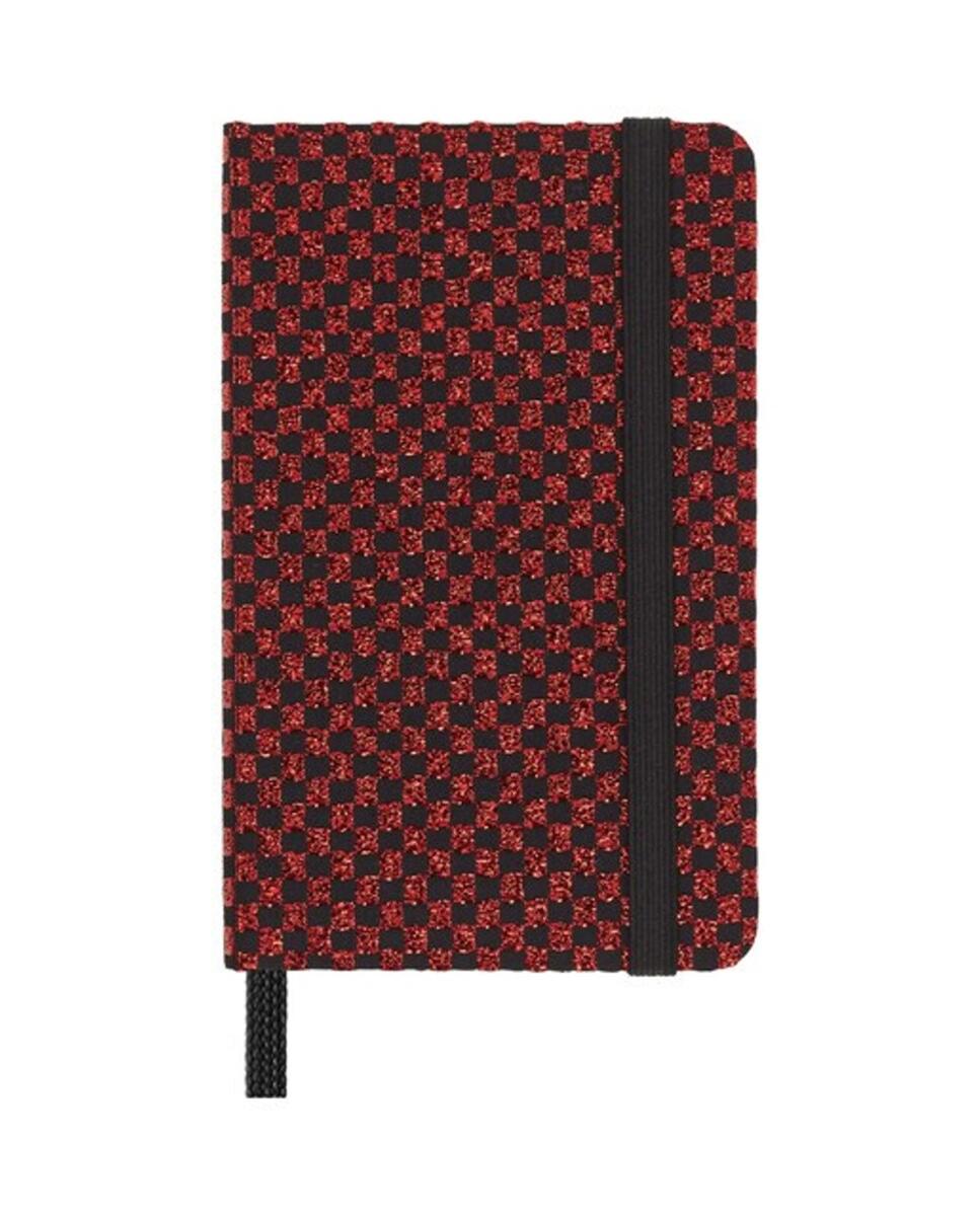 Imagen 0 de Cuaderno extrasmall  hojas lisas tapa dura de tela Mantero Moleskine rojo metálico