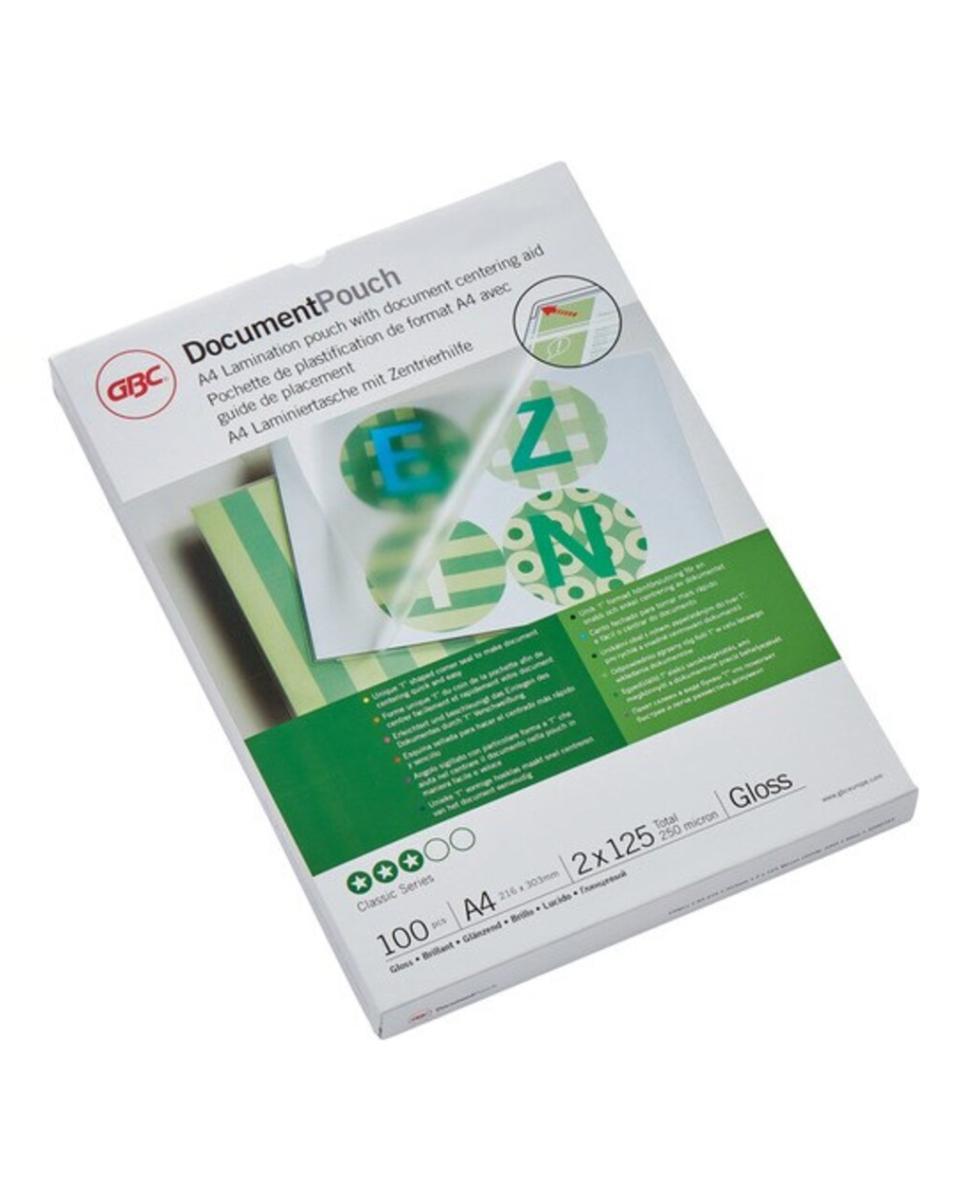 Imagen 0 de Carteras GBC DIN A4 (216X303) 2X125 mic. (Caja 100)