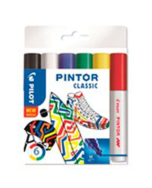 Imagen 0 de Set de 5 rotuladores PINTOR Pilot Multicolor