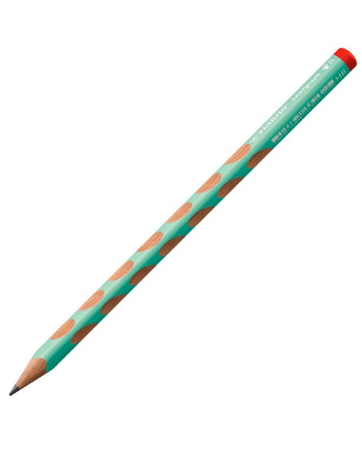 Imagen 0 de Caja con 12 lápices ergonómicos para diestros EASYgraph Pastel Edition STABILO verde pastel