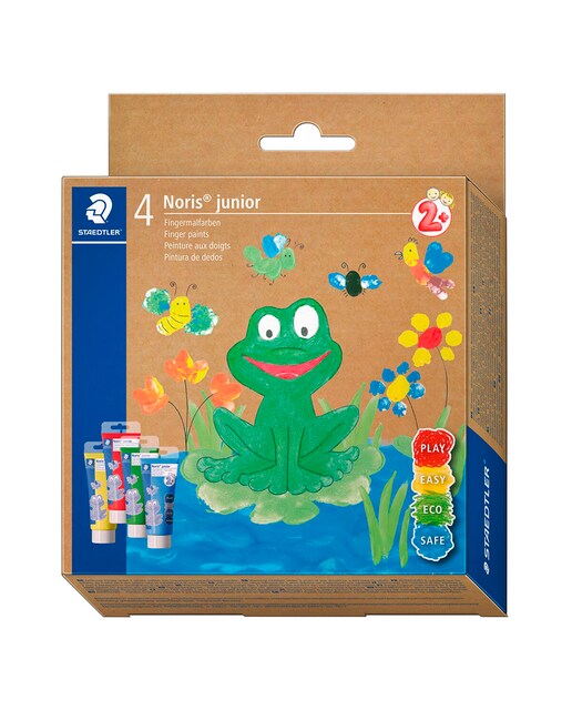 Imagen 0 de Pack con 4 Pinturas de Dedos Noris Staedtler en Colores Surtidos