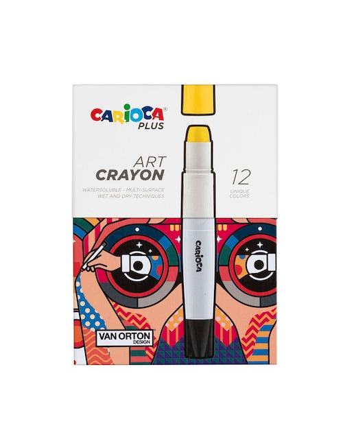 Imagen 0 de Pack de 12 art crayon Carioca Plus