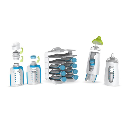 Imagen 0 de Kit de Lactancia materna Babymoov Twist para Sacaleches blanco/transparente/azul