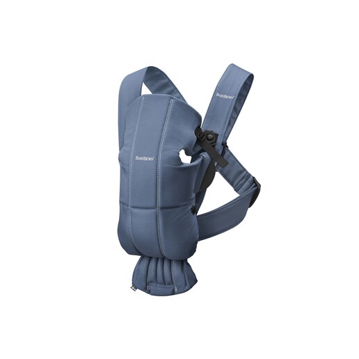 Imagen 0 de Mochila portabebés BabyBjörn Mini 3D algodón azul
