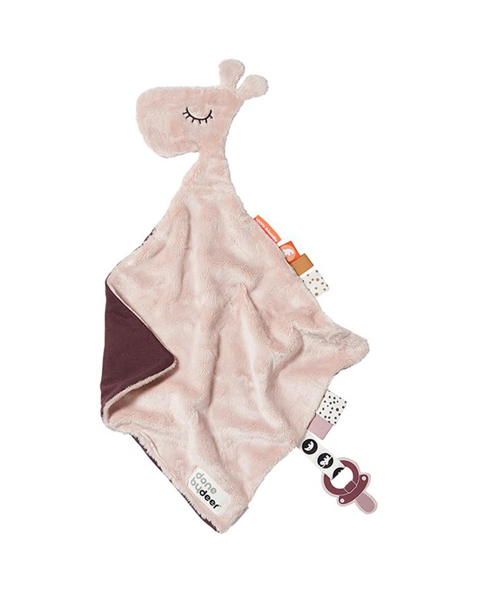 Imagen 0 de Doudou Done by Deer Mantita Raffi rosa