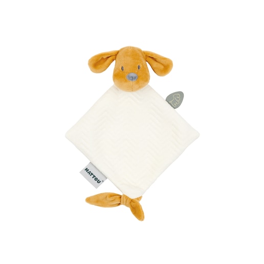 Imagen 0 de Dou dou mini jacquard perrito Charlie Nattou vainilla