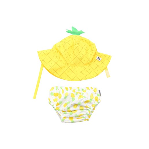 Imagen 0 de Set bañador pañal + gorro upf 50 Zoocchini piña 12-24meses