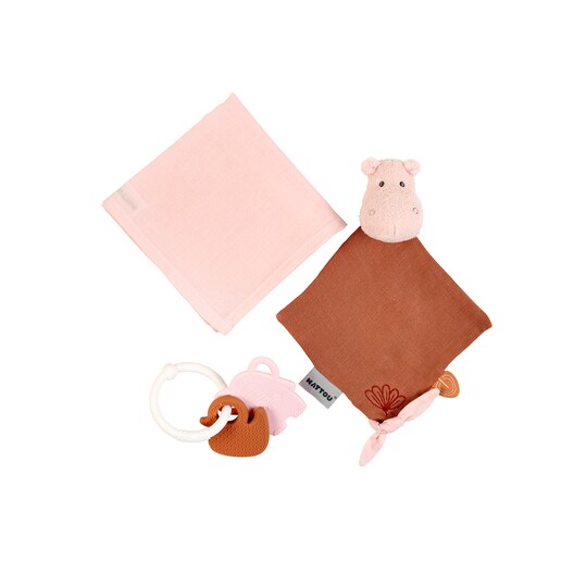Imagen 0 de Pack de regalo doudou/ mordedor /muselina Nattou Susie & Bonnie