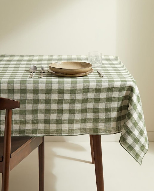 Imagen 0 de Mantel lino Vichy