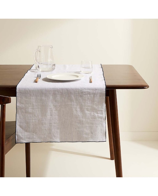 Imagen 0 de Camino de mesa lino y algodón Laber Room - El Corte Inglés