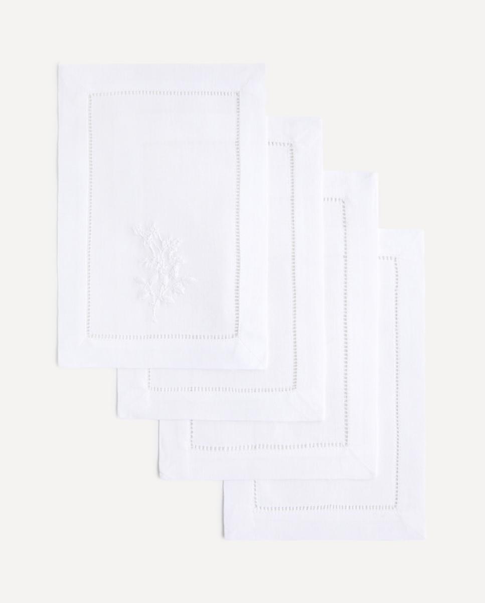 Imagen 0 de Set de 4 servilletas de cocktail Floral 1 El Corte Inglés