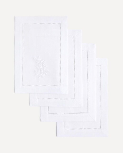 Imagen 0 de Set de 4 servilletas de cocktail Floral 1 El Corte Inglés