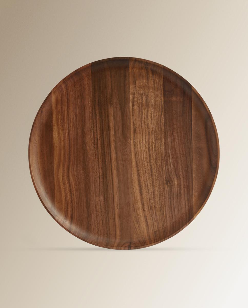Imagen 0 de Bajo plato Nogal El Corte Inglés