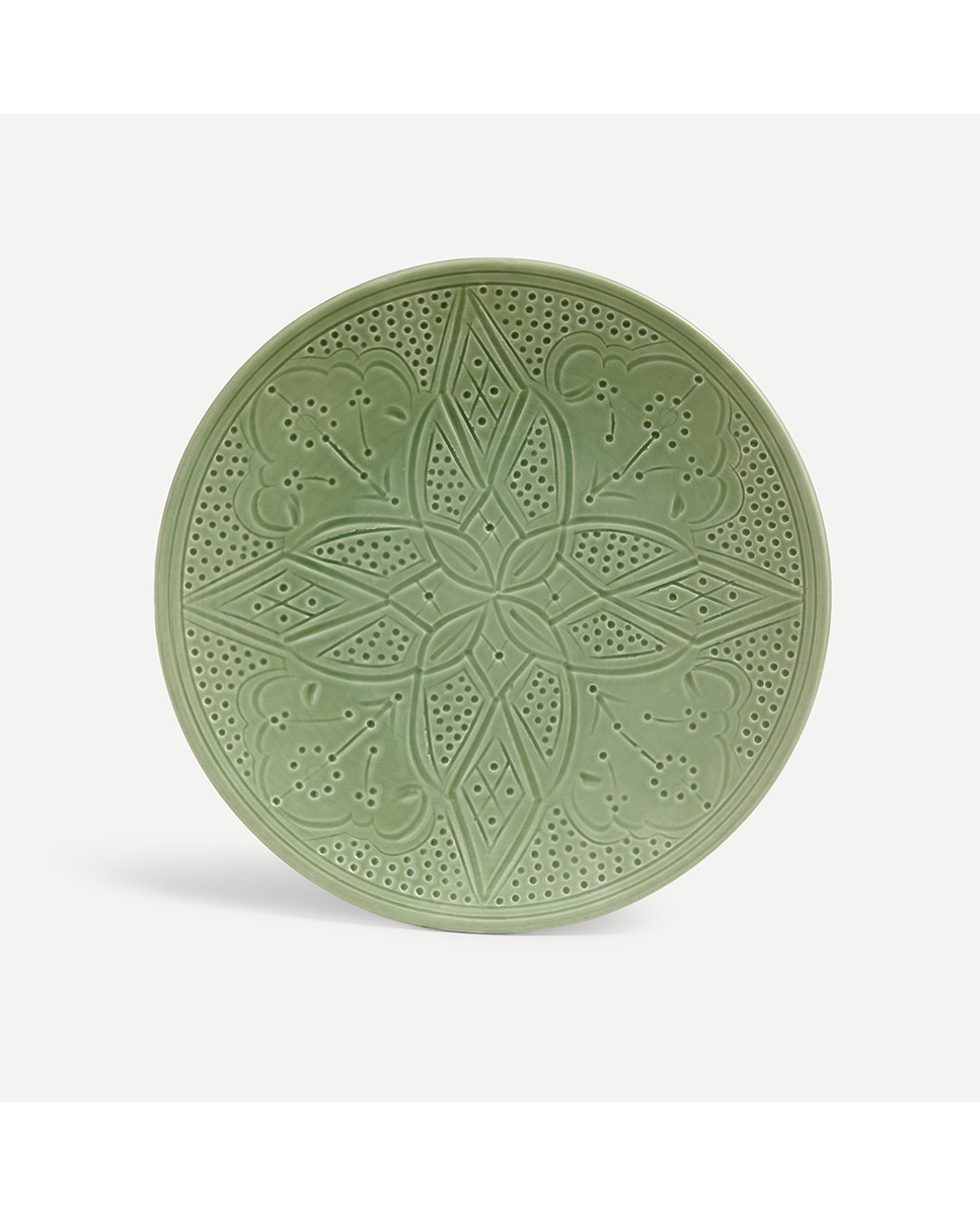 Imagen 0 de Plato llano Empreinte Sans Or Chabi Chic