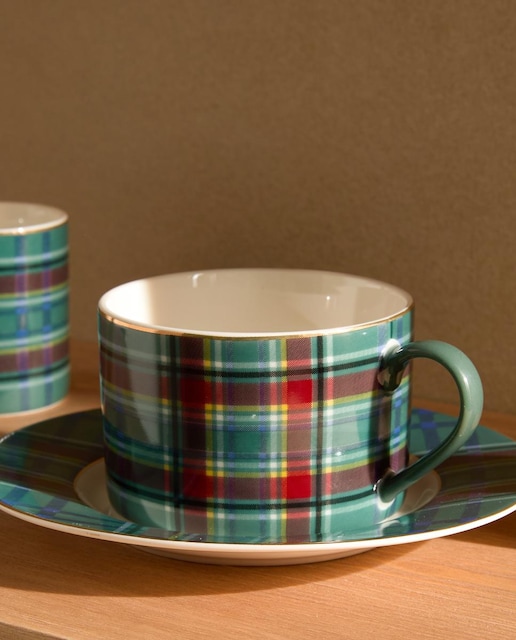 Imagen 0 de Taza de té con plato Mckenzie Navidad