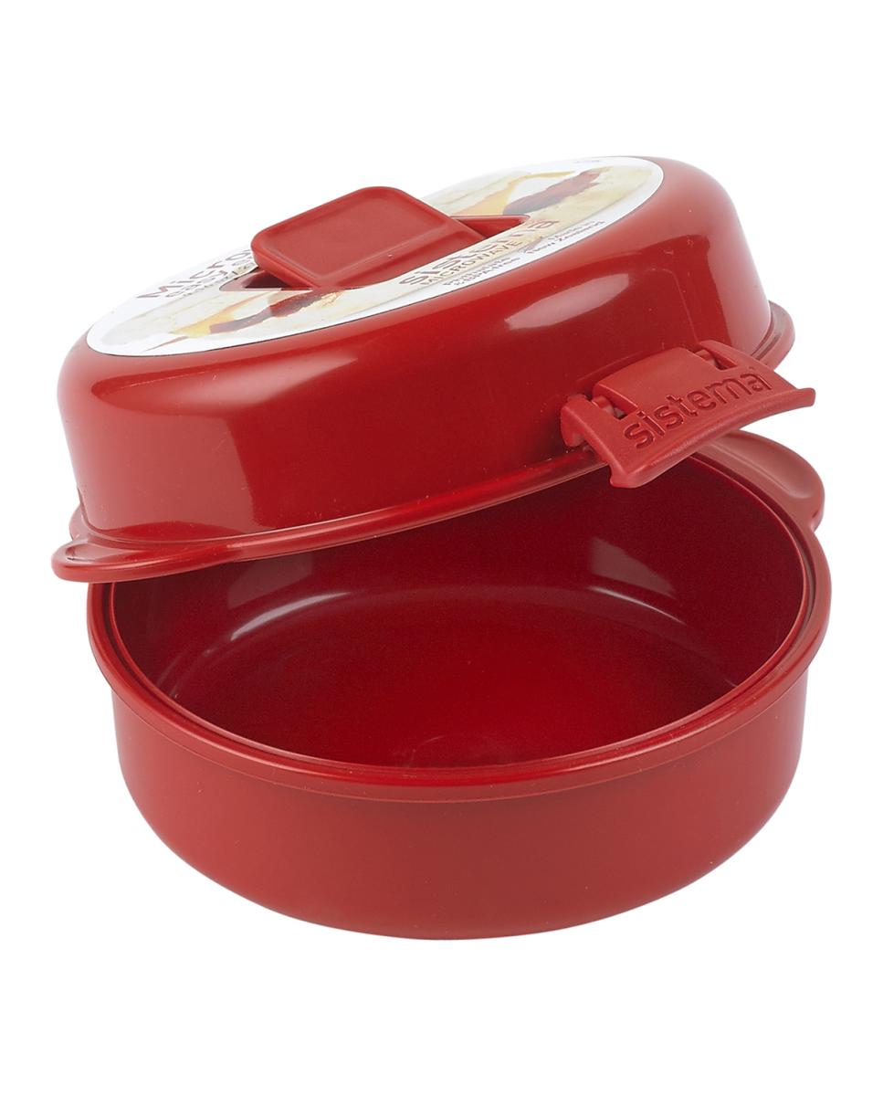 Recipiente para cozer ovos em microondas Microwave Sistema Vermelho-4