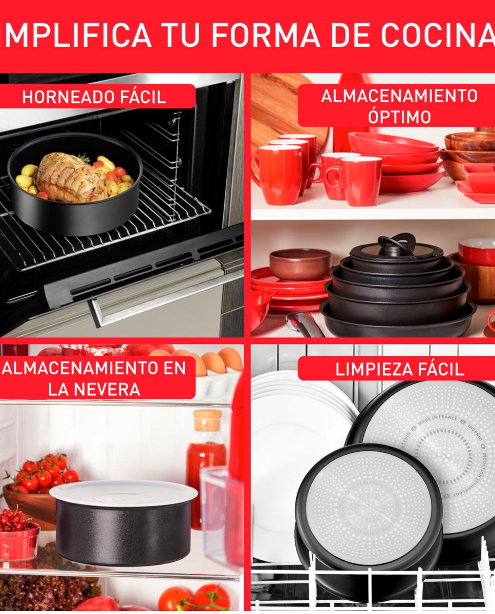 Frigideira de Alumínio Antiaderente Ingenio Ultimate Preto-15