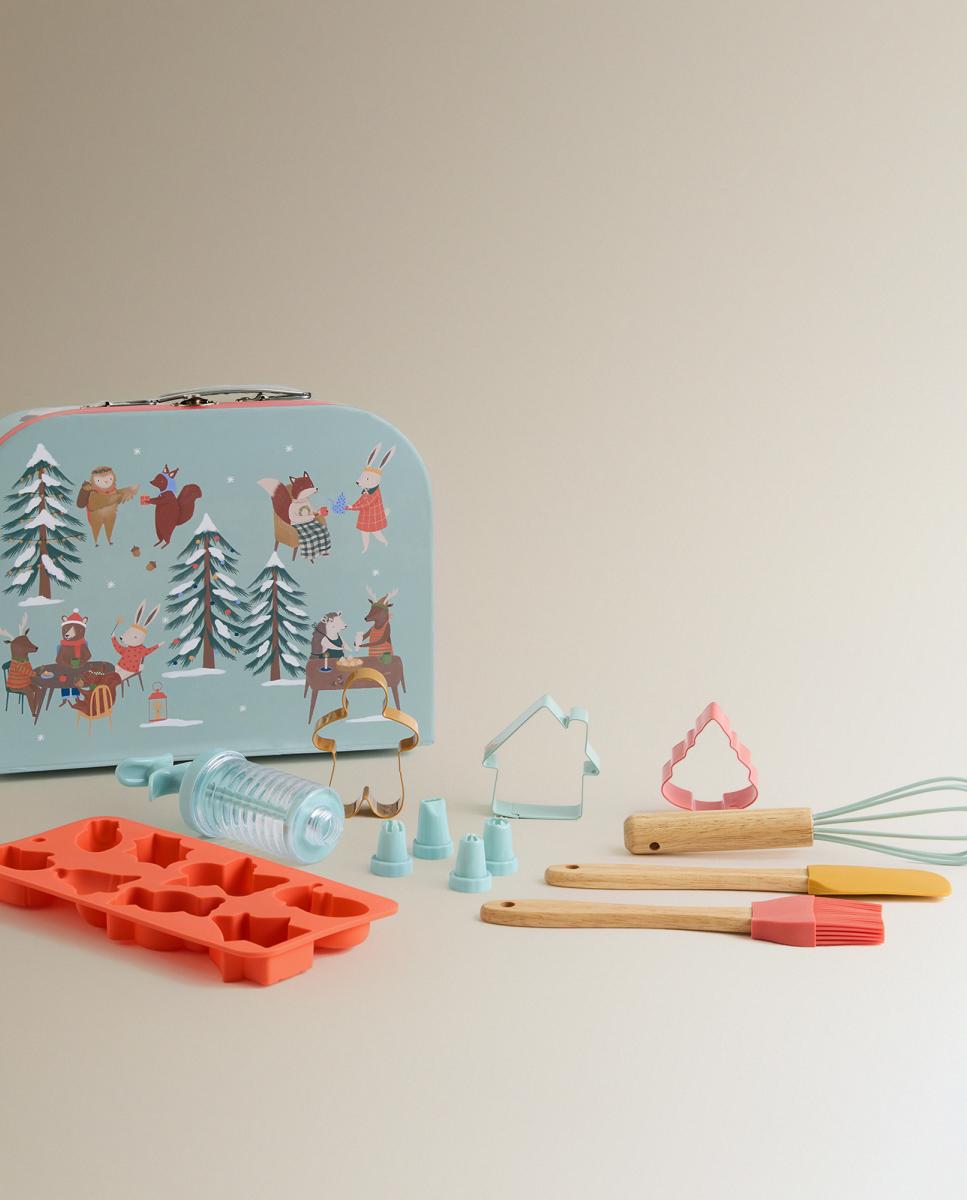 Imagen 0 de Caja con 8 utensilios de cocina Winter Joy Navidad