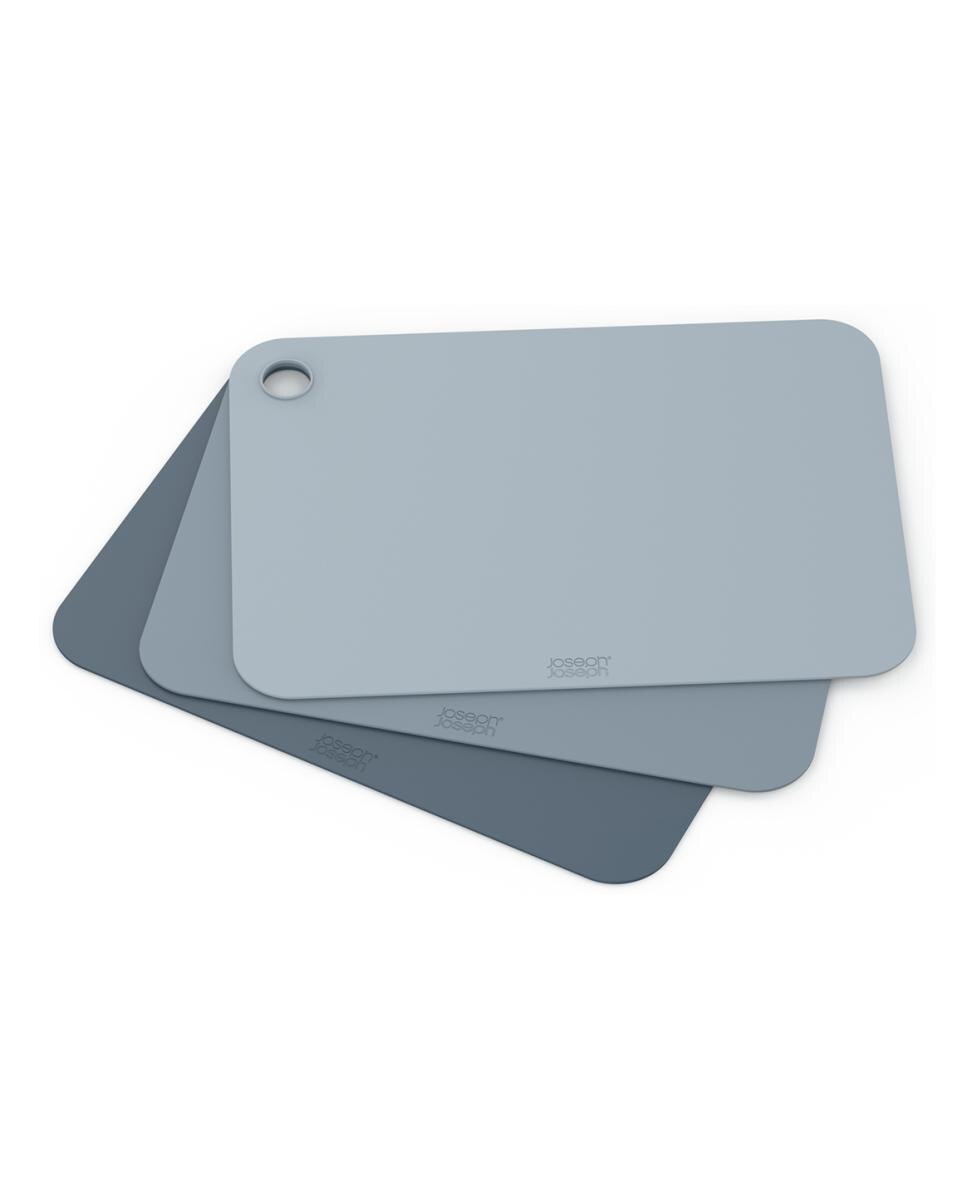 Conjunto de 3 Tábuas de Cortar Flexíveis Azul-2