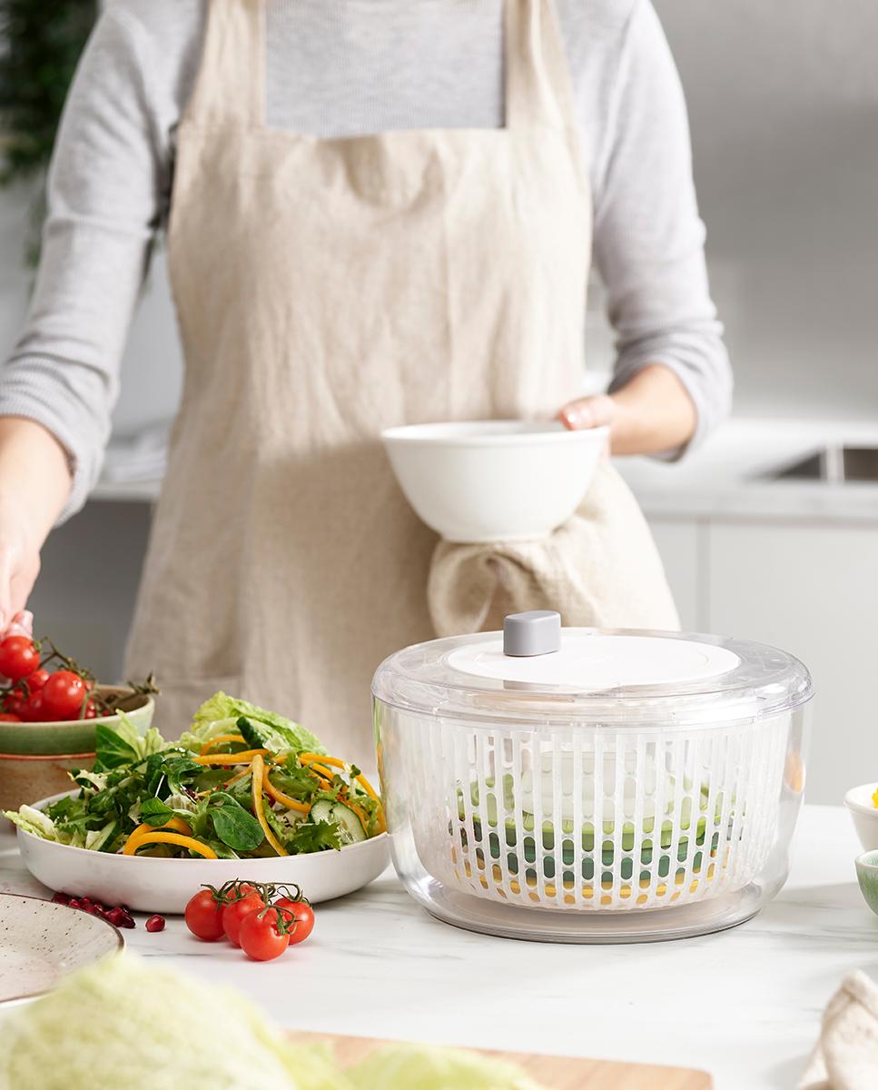 Centrifugadora de saladas Multi-Prep™ Transparente-17