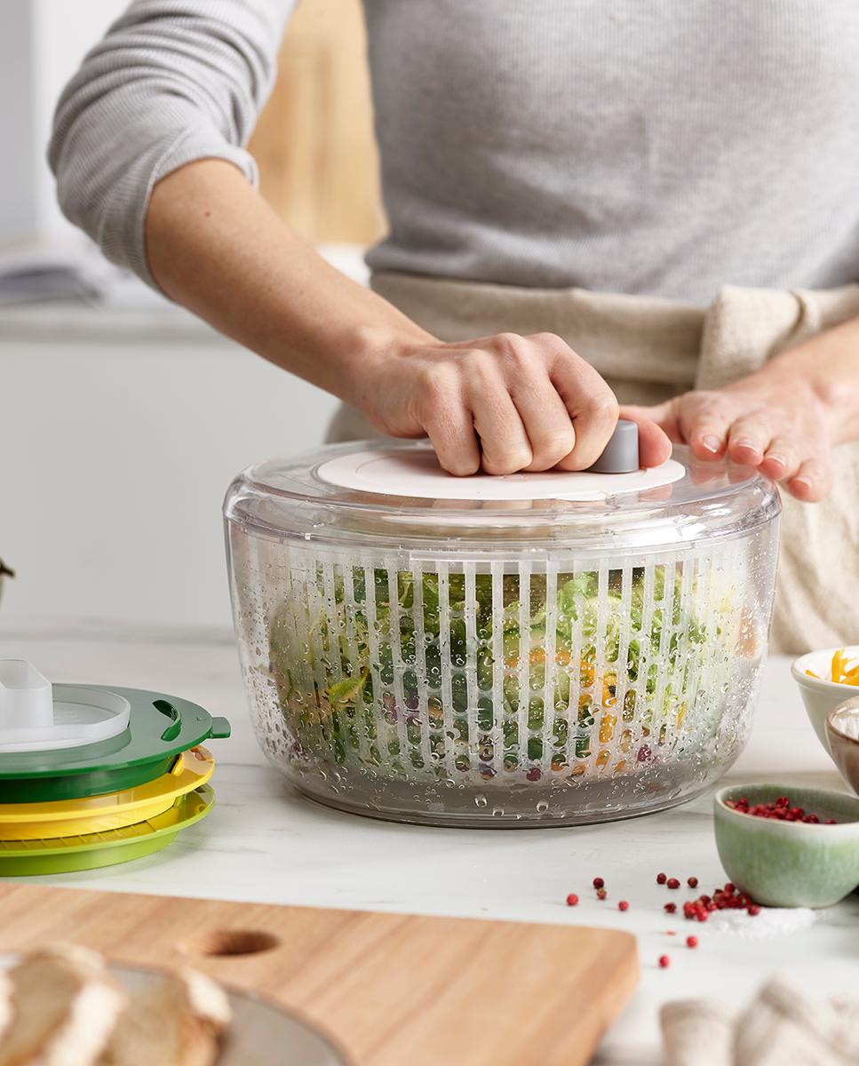 Centrifugadora de saladas Multi-Prep™ Transparente-19