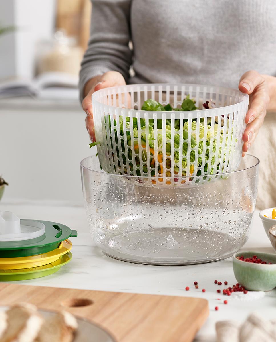 Centrifugadora de saladas Multi-Prep™ Transparente-21