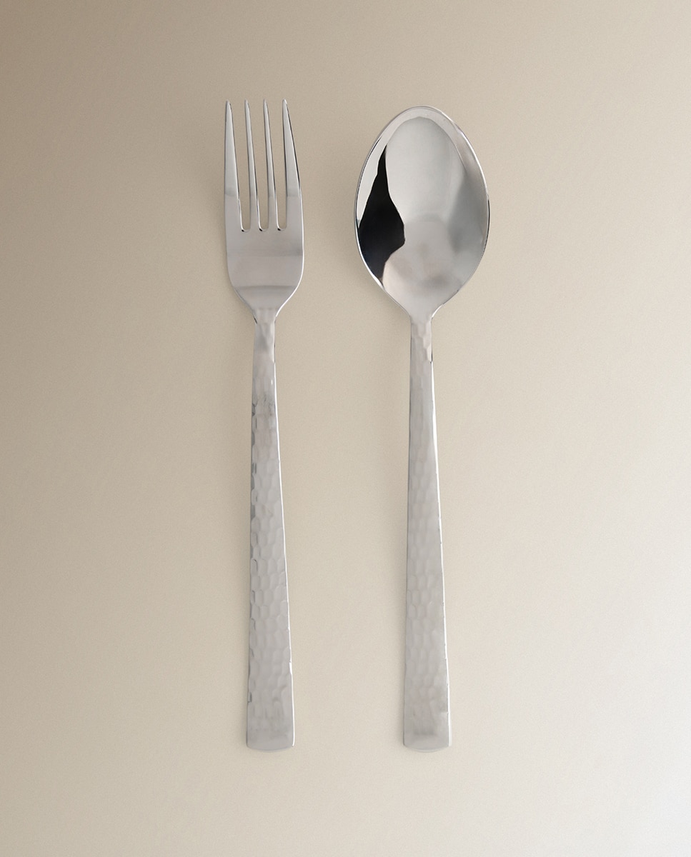 Imagen 0 de Juego de cuchara y tenedor para servir ensalada Tiber