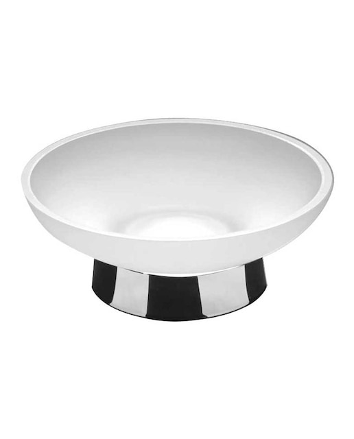 Imagen 0 de Jabonera redonda de cristal mate Addition Windisch