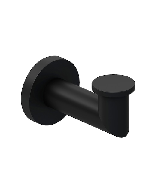 Imagen 0 de Percha de baño individual tipo brazo con embellecedor redondo liso Kubic Cosmic